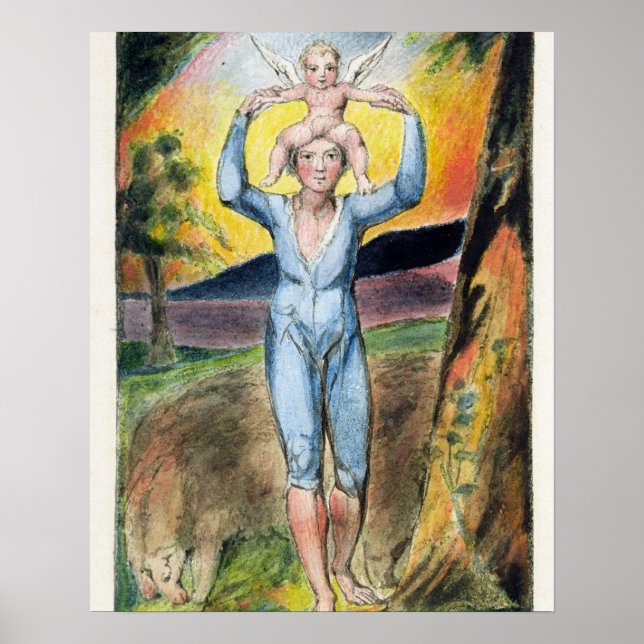 Affiche Frontispiece de "Chansons d'Innocence et d'Exper (Devant)