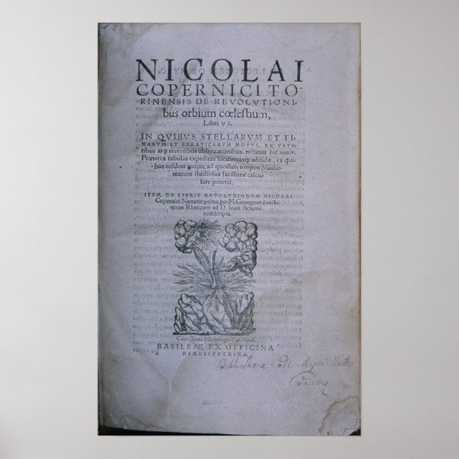 Affiche Frontispiece de la deuxième édition (Devant)