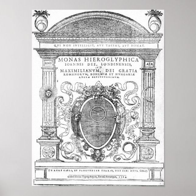 Affiche Frontispiece de 'Monas Hieroglyphica' (Devant)