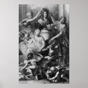 Affiche Frontispiece 'Dictionnaire de l'Académie Française