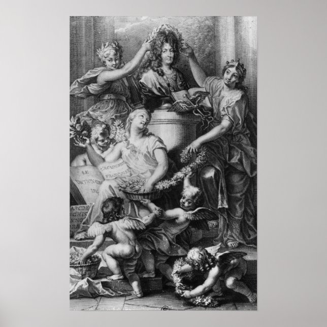 Affiche Frontispiece 'Dictionnaire de l'Académie Française (Devant)
