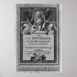 Affiche Frontispiece du commentaire