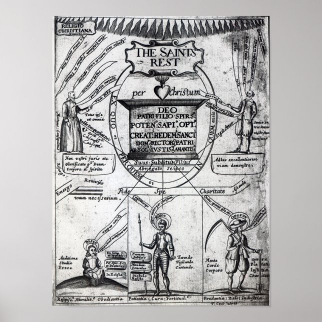 Affiche Frontispiece, 'Les Saints, un repos éternel' (Devant)