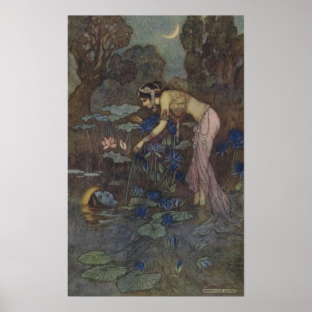 Affiche Frontispiece Sita trouve Rama parmi les Lotus (Devant)