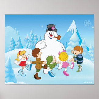 Affiche Frosty Snowman™ hiver