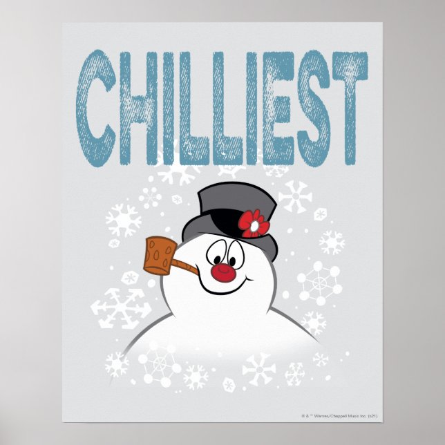 Affiche Frosty the Snowman™ | Chilliest (Devant)