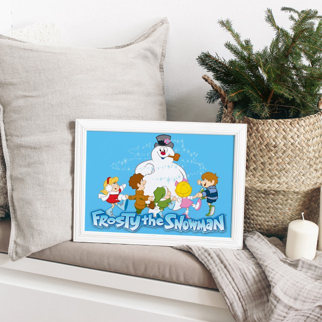 Affiche Frosty the Snowman™ | Frosty & Enfants Jouer (Créateur téléchargé)