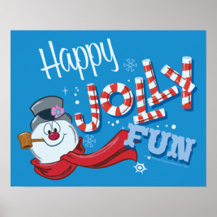 Affiche Frosty the Snowman™ Joyeux Jolly Fun