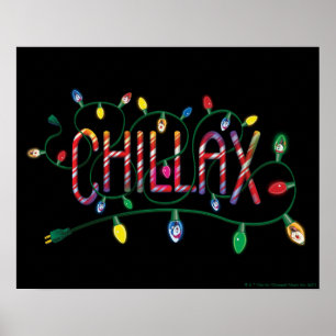 Affiche Frosty the Snowman™   Lumières de vacances "Chilla