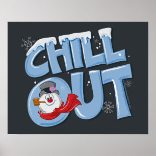 Affiche Frosty the Snowman™ Refroidissement