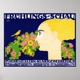 Affiche FRUHLINGS SCHAU Salon des arts et de l'artisanat