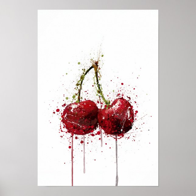 Affiche Fruit de cerise  (Devant)