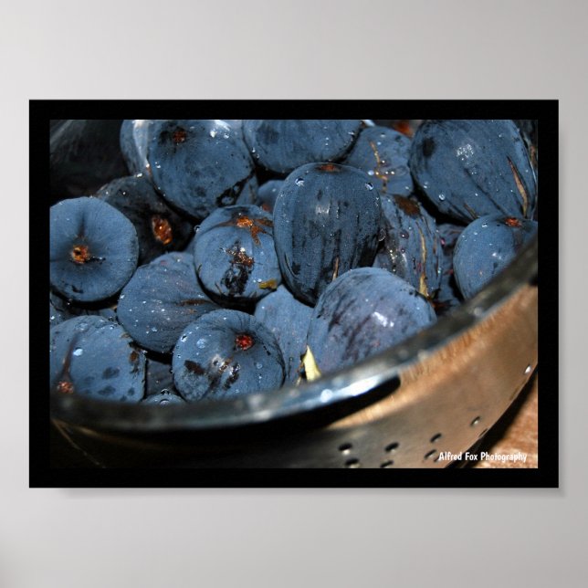 Affiche Fruit de figue dans un passoire (Devant)