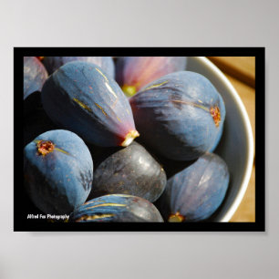 Affiche Fruit de figue violette dans un bol
