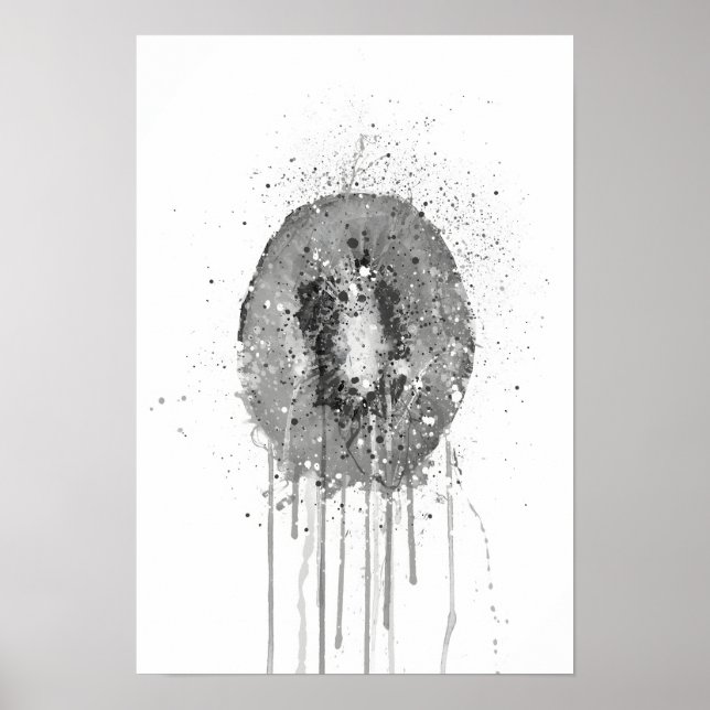 Affiche Fruit de Kiwi Gris (Devant)