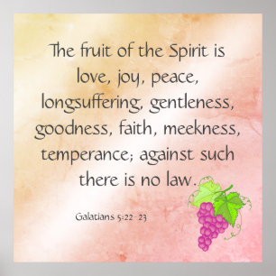 Affiche Fruit de l'Esprit