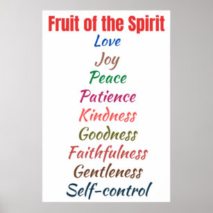 Affiche Fruit de l'Esprit