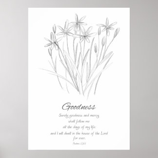 Affiche Fruit de l'Esprit Galates 5:22 Écriture 