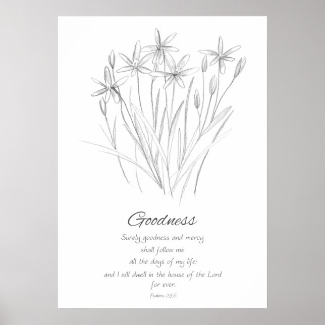 Affiche Fruit de l'Esprit Galates 5:22 Écriture (Devant)