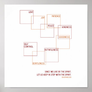 Affiche Fruit de l'Esprit imprimé