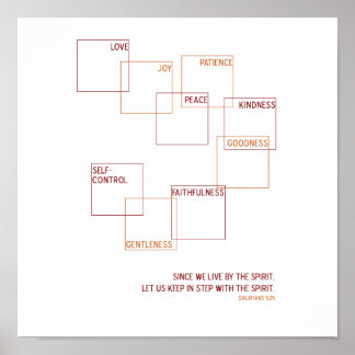 Affiche Fruit de l'Esprit imprimé