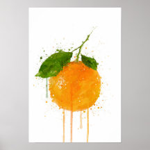 Fruit d'orange entier