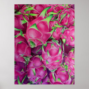 Affiche Fruit dragon