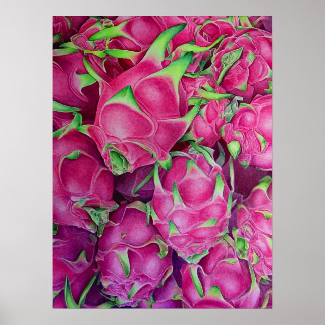 Affiche Fruit dragon (Devant)