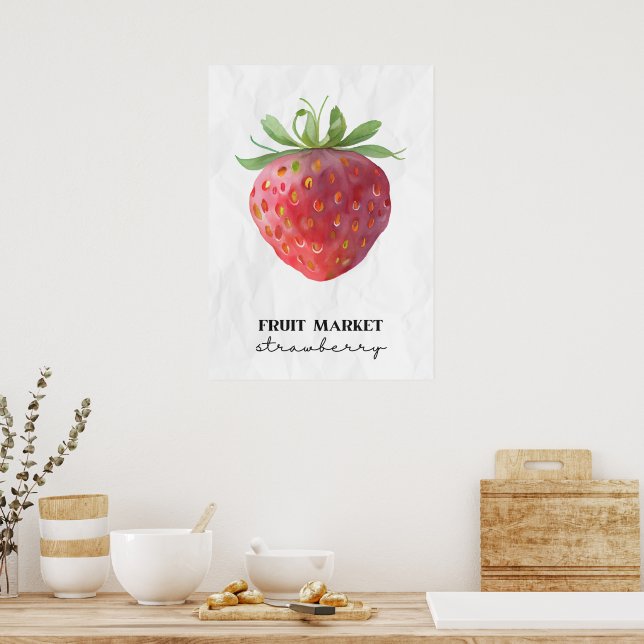 Affiche Fruit du marché (Cuisine)