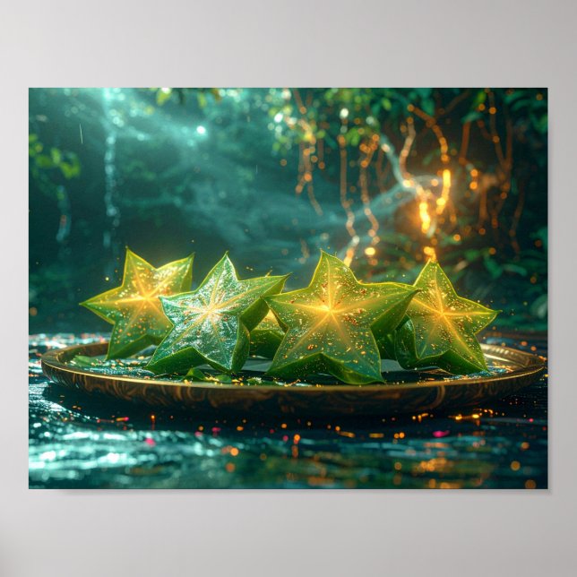 Affiche Fruit étoile - Carambola (Devant)