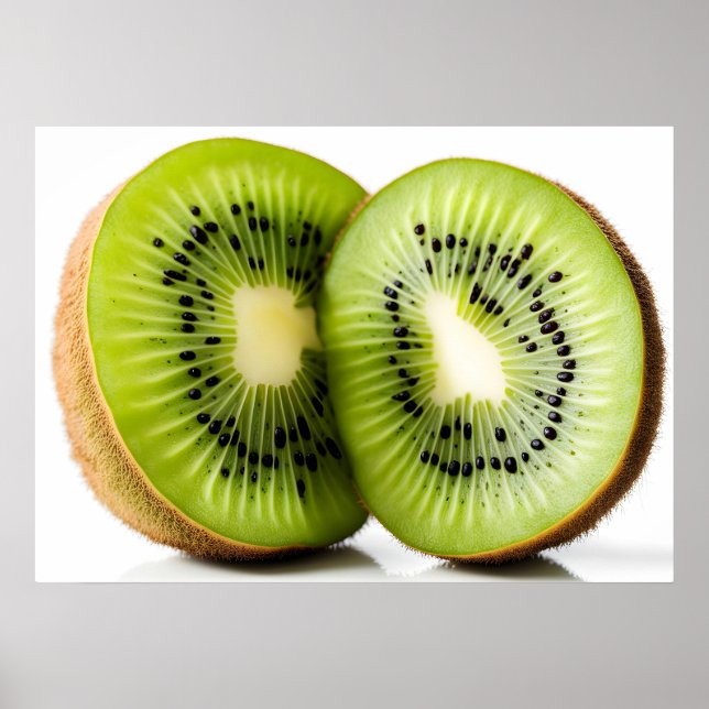 Affiche Fruit kiwi vert (Devant)