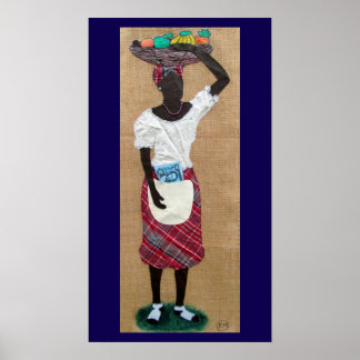 Affiche Fruit Lady