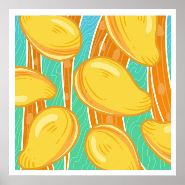 Affiche Fruit Mangue (Devant)