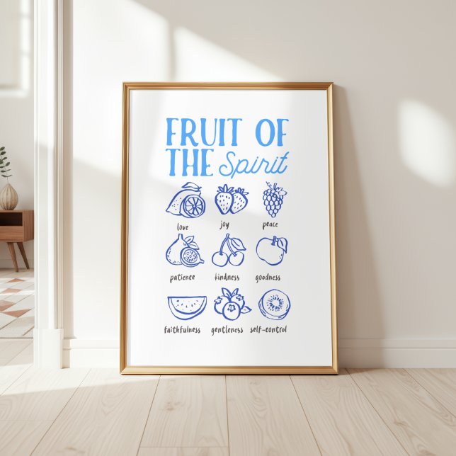Affiche Fruit of the Spirit Christian Wall Art (Créateur téléchargé)