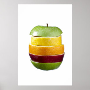 Affiche fruitée