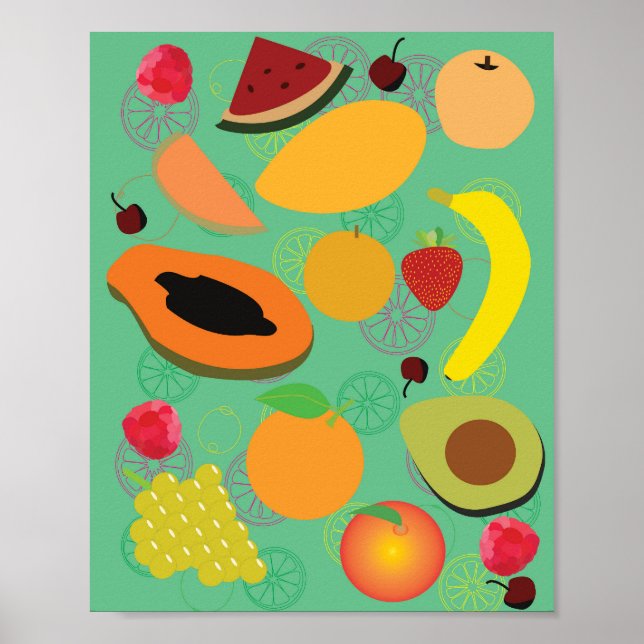 Affiche Fruits (Devant)