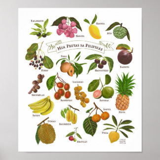 Affiche Fruits aux Philippines