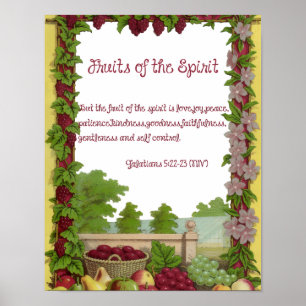 Affiche Fruits de l'Esprit
