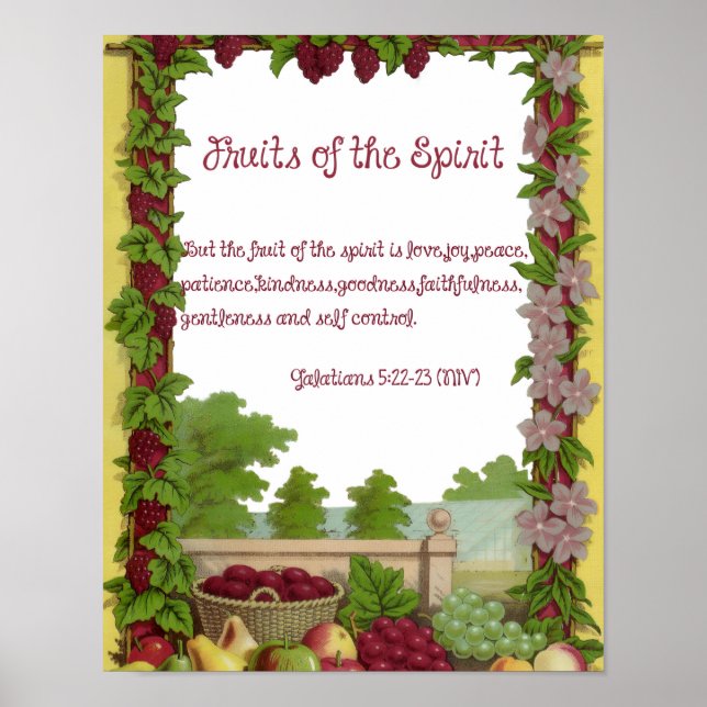 Affiche Fruits de l'Esprit (Devant)