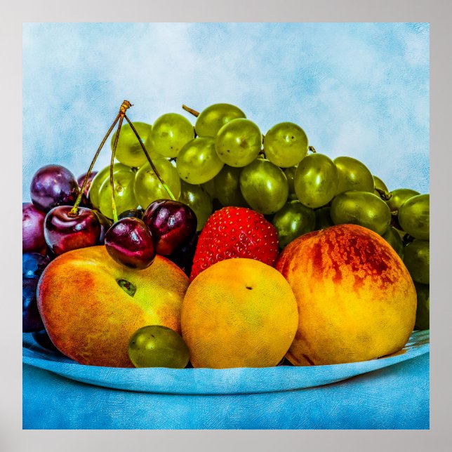 Affiche Fruits d'été (Devant)