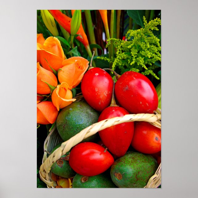 Affiche Fruits tropicaux (Devant)