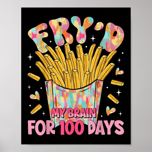 Affiche Fryd Mon Cerveau Pendant 100 Jours Enseignant Enfa (Devant)
