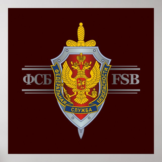 Affiche FSB russe (Devant)