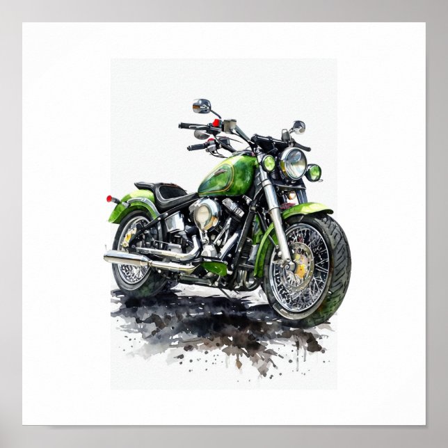 Affiche  Fuel Your Freedom – Motorcycle Sticker (Devant)