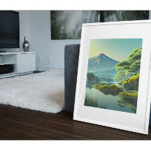 Fuji De Tago Bay - Paysage Japonais Wallart