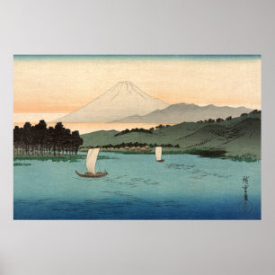 Affiche Fukeiga 4 - Ukiyo-e Japonais Vintage