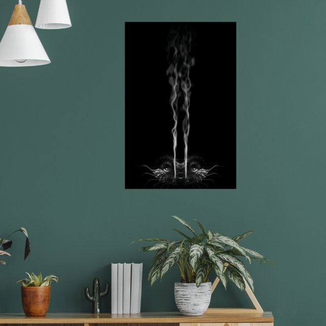 Affiche Fumée de dragon noir (Salon 1)