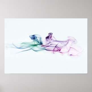 Affiche Fumée violette