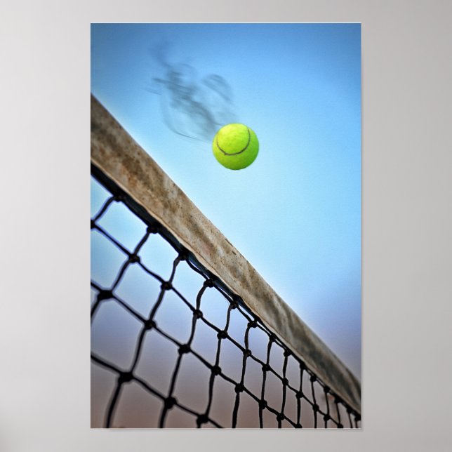 Affiche Fumer Tennis Ball survoler Net (Devant)