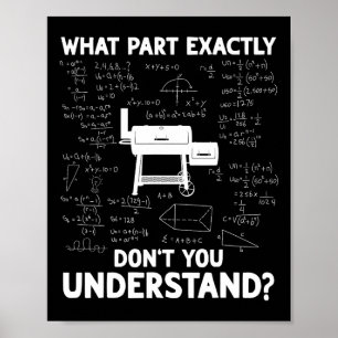 Affiche Fumeur Bbq Science Funny Bbq Viande Fumeur Grill D